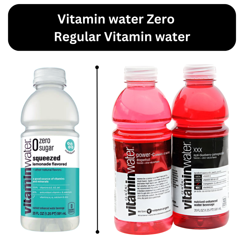 Differences Between Vitamin water Zero and Regular Vitamin water