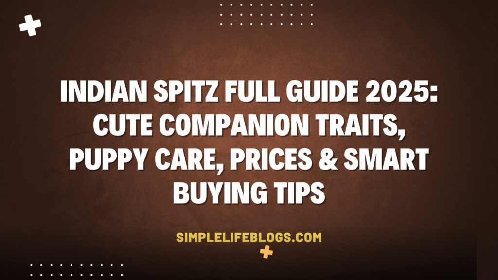 Indian Spitz Full Guide 2025 Cute Companion Traits, Puppy Care, Prices & Smart Buying Tips