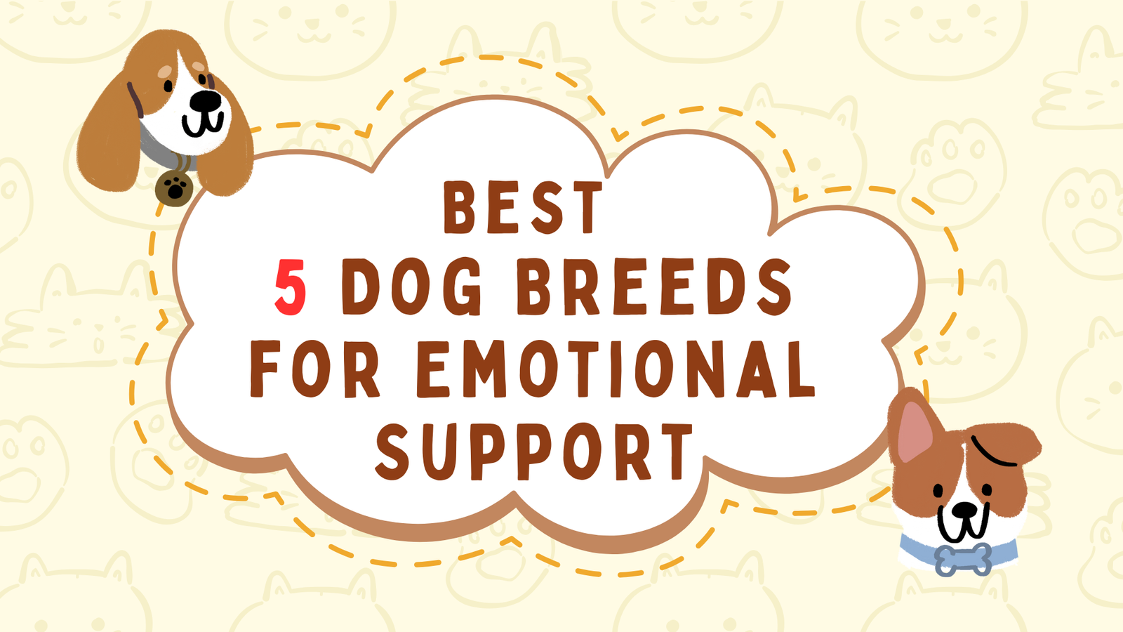 Best 5 Dog Breeds for Emotional Support