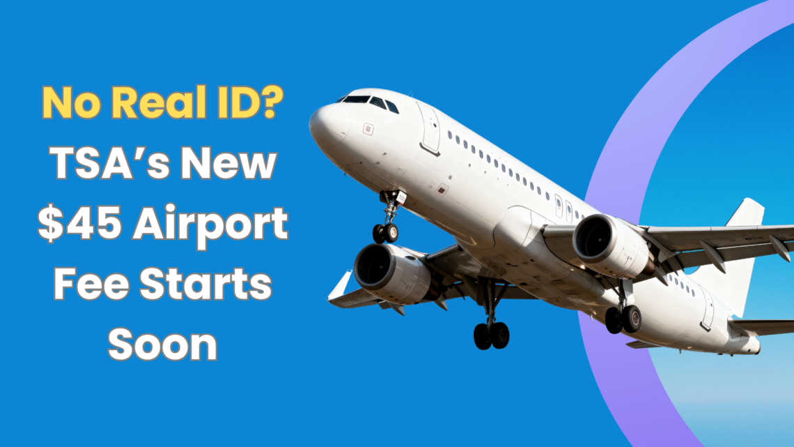 No Real ID? TSA’s New $45 Airport Fee Starts Soon