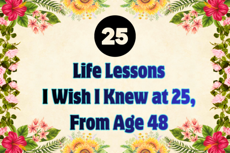 Life Lessons