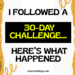 30-Day Challenge