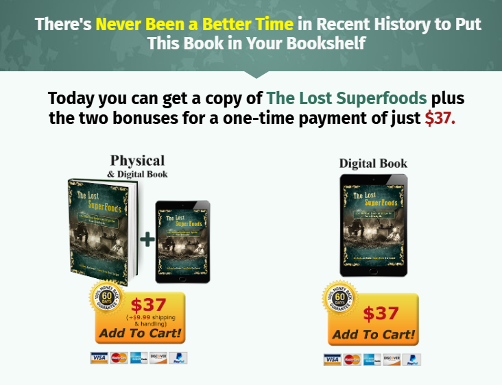 the lost superfoods