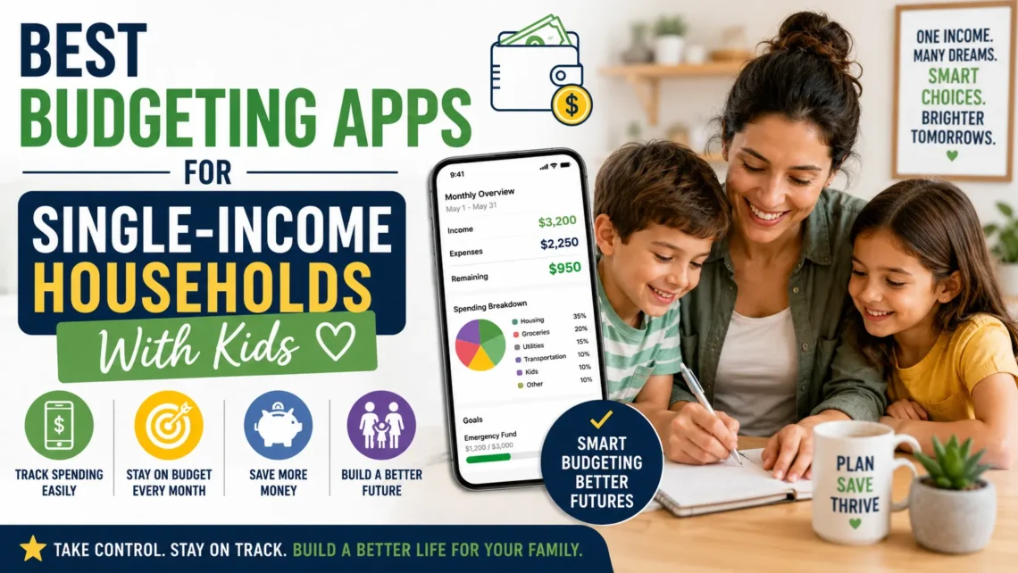 Best Budgeting Apps for Single-Income Households With Kids