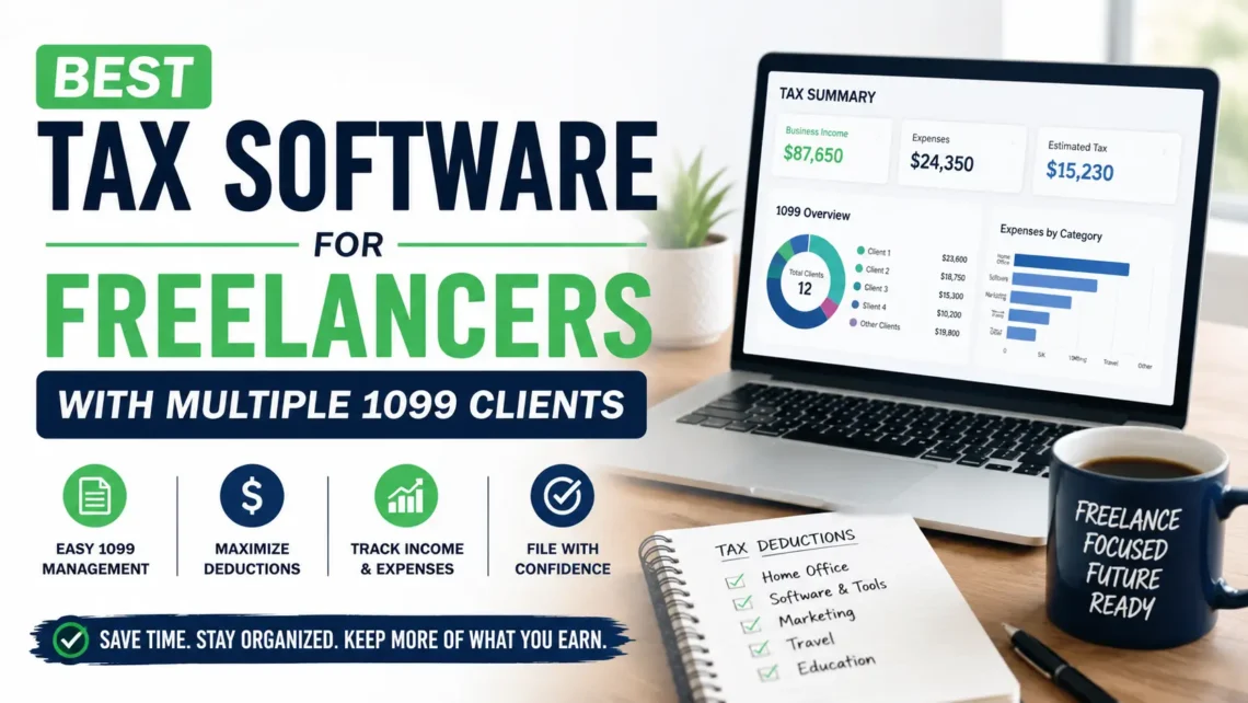 Best Tax Software for Freelancers With Multiple 1099 Clients