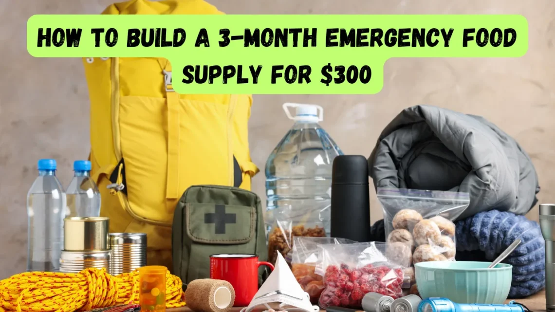 How to Build a 3-Month Emergency Food Supply for $300