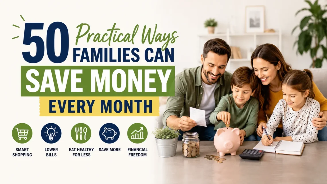 50 Practical Ways Families Can Save Money Every Month