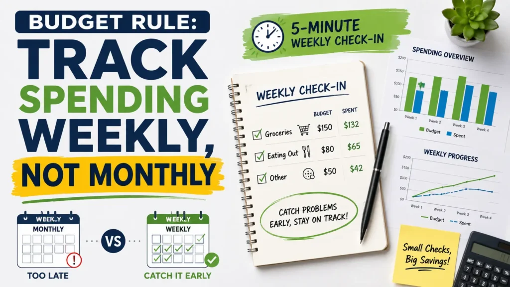 Budget Rule Track Spending Weekly, Not Monthly