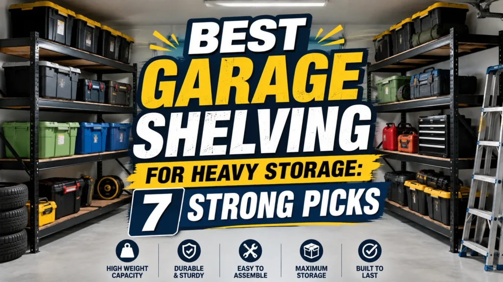 Best Garage Shelving for Heavy Storage 7 Strong Picks
