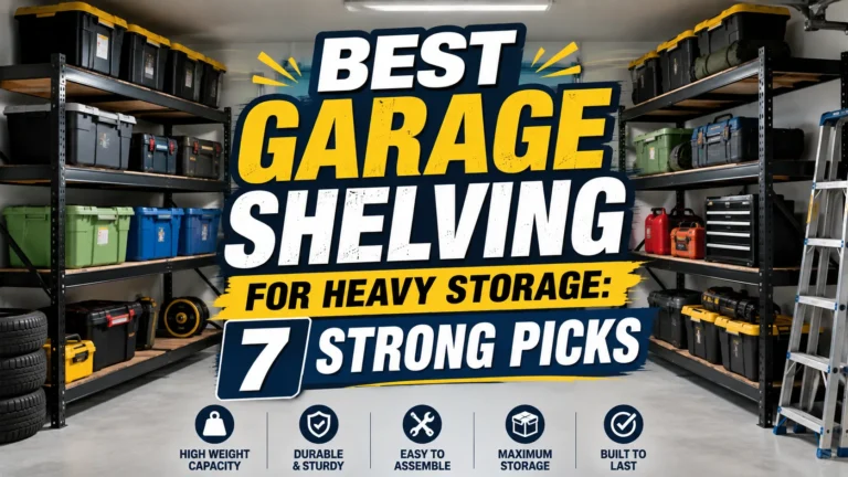 Best Garage Shelving for Heavy Storage 7 Strong Picks