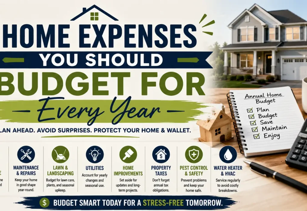 Home Expenses You Should Budget for Every Year