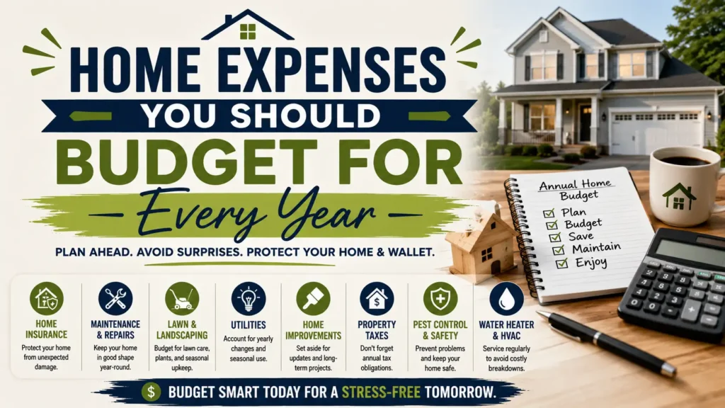 Home Expenses You Should Budget for Every Year