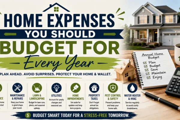 Home Expenses You Should Budget for Every Year