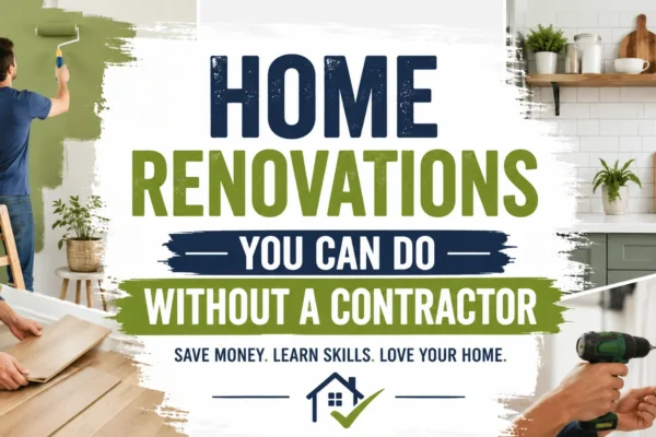 Home Renovations You Can Do Without a Contractor