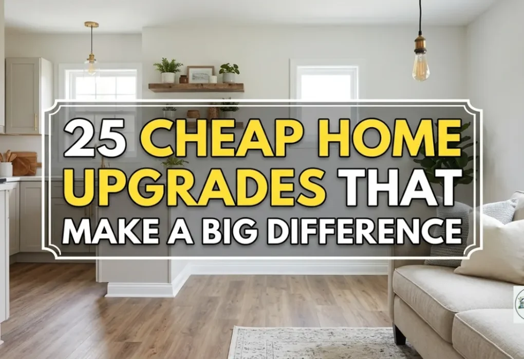 25 cheap home upgrades
