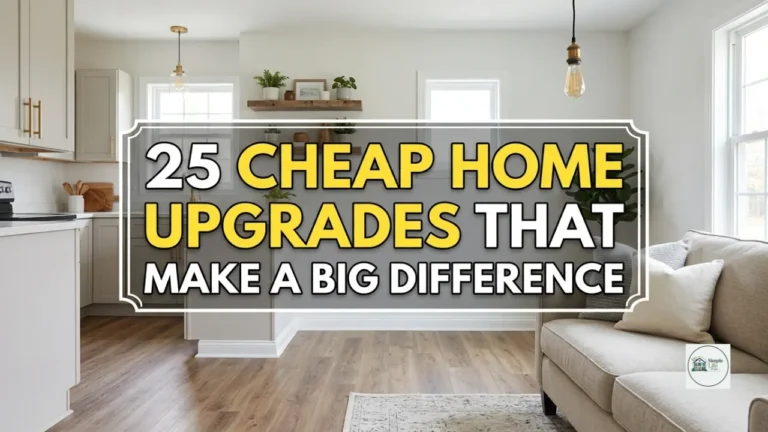 25 cheap home upgrades