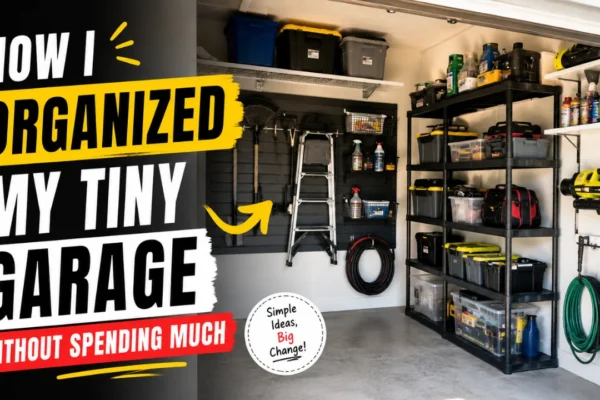 How I Organized My Tiny Garage Without Spending Much