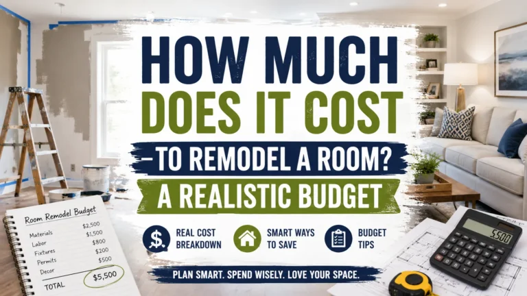 How Much Does It Cost to Remodel a Room A Realistic Budget