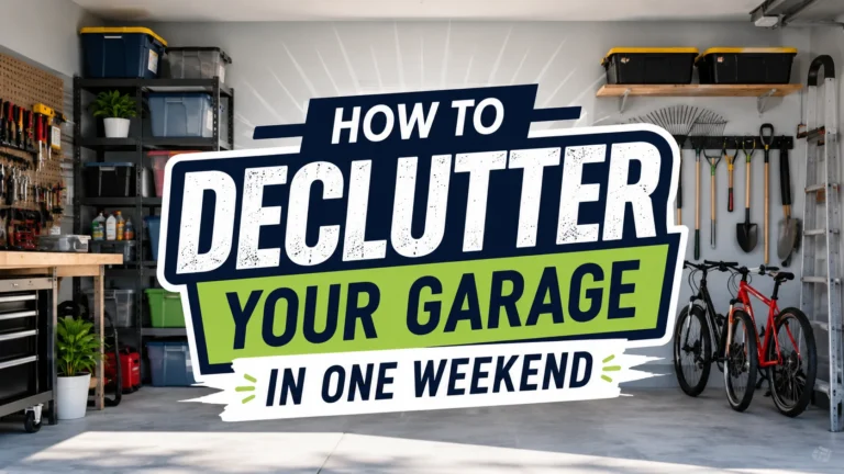 How to Declutter Your Garage in One Weekend