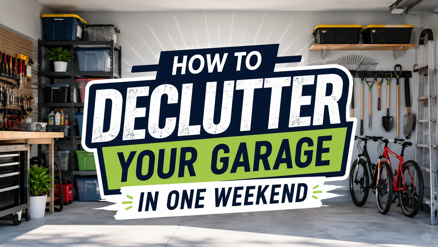How to Declutter Your Garage in One Weekend