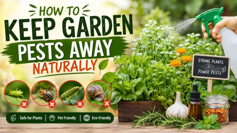 How to Keep Garden Pests Away Naturally