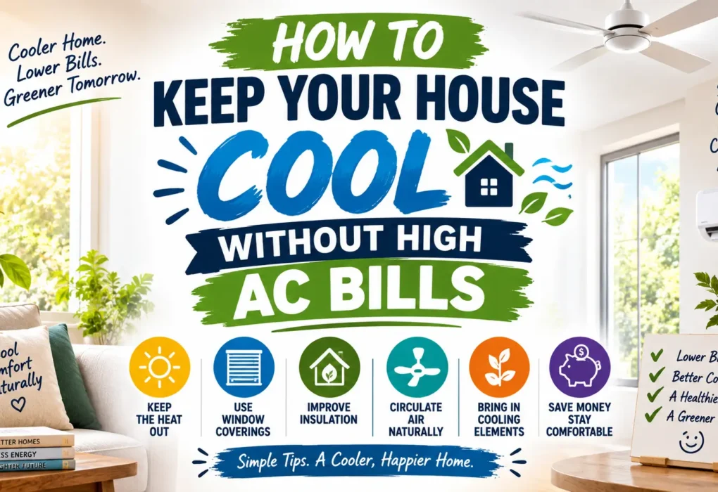 How to Keep Your House Cool Without High AC Bills