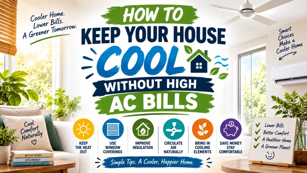 How to Keep Your House Cool Without High AC Bills