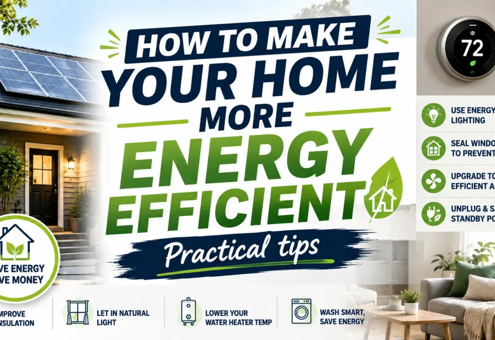 How to Make Your Home More Energy Efficient - Practical tips