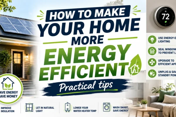 How to Make Your Home More Energy Efficient – Practical tips