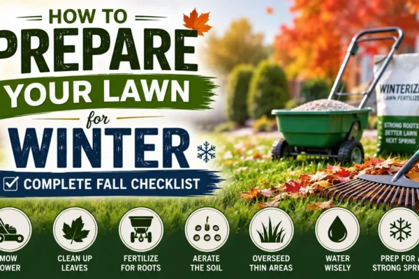 How to Prepare Your Lawn for Winter- Complete Fall Checklist