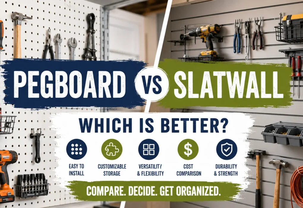 Pegboard vs Slatwall Which Is Better