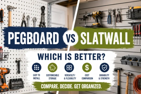 Pegboard vs Slatwall: Which Is Better?