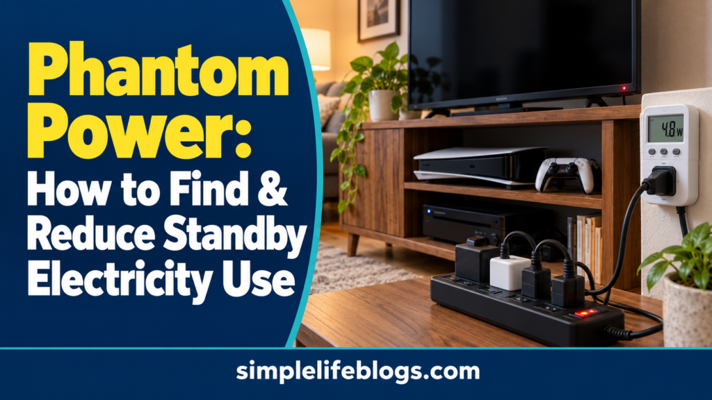 Phantom Power: How to Find & Reduce Standby Electricity Use